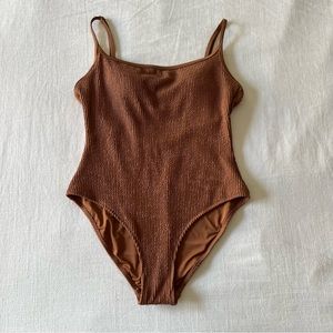 Aerie crinkle scoop one piece